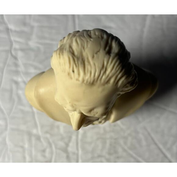Franz Liszt Mini Bust Statue Composer Figurine Vintage Style Made in Italy - Picture 5 of 6